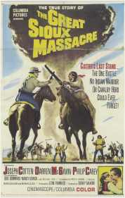 The Great Sioux Massacre movie poster, 1965